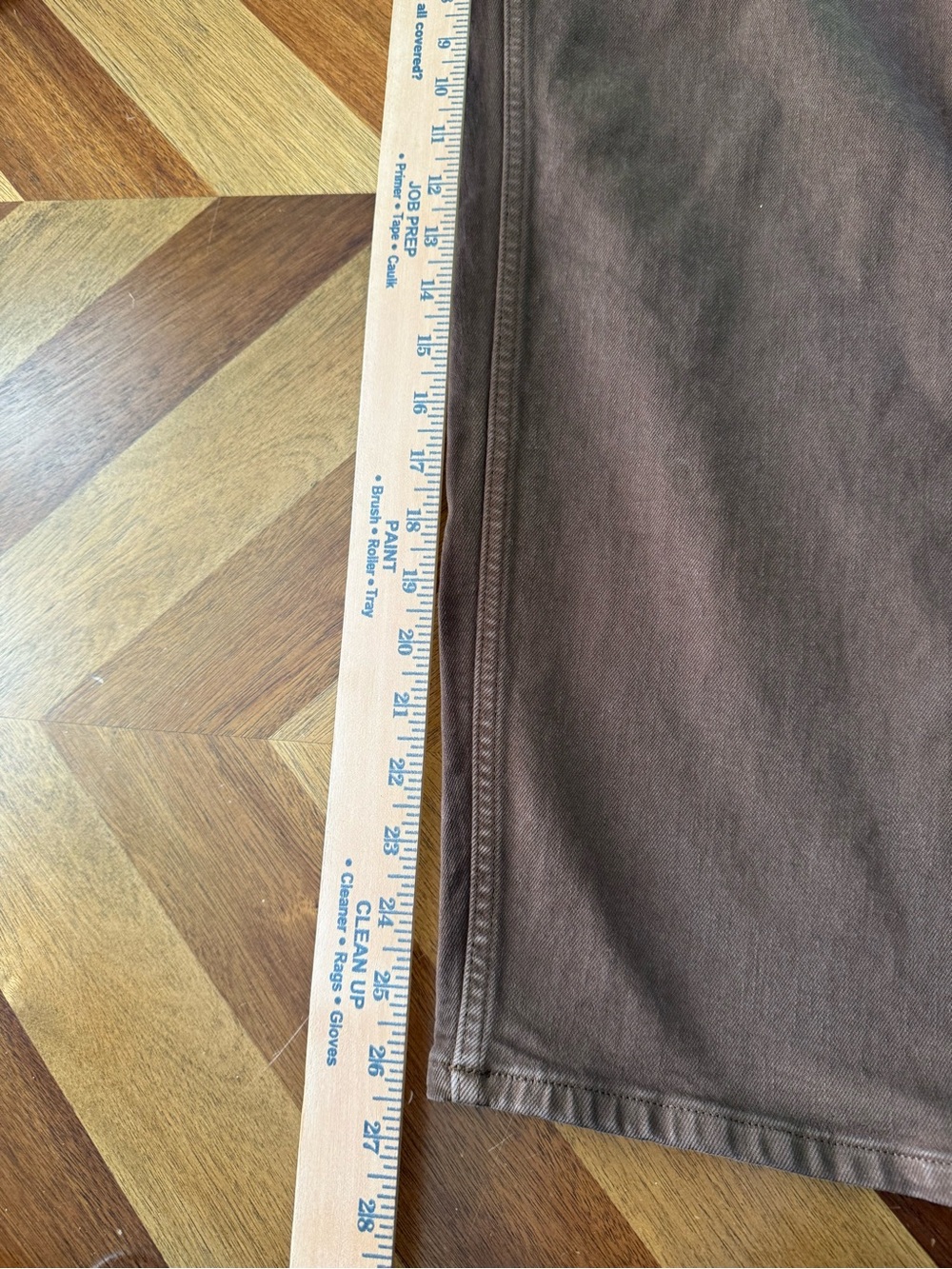 Everlane The Way-High® Curve Jean Brown Barrel-Leg High-Rise Jeans 30R - Picture 9 of 9